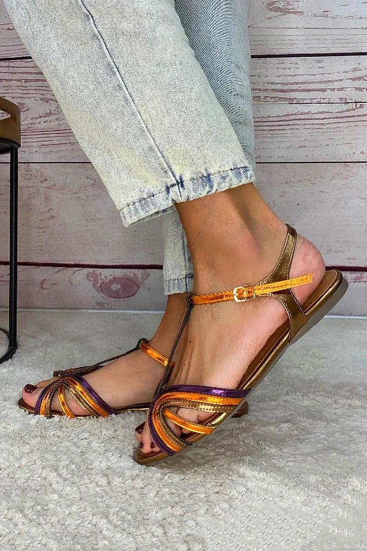 Viviana | Sandalen Mittelmeerfarben