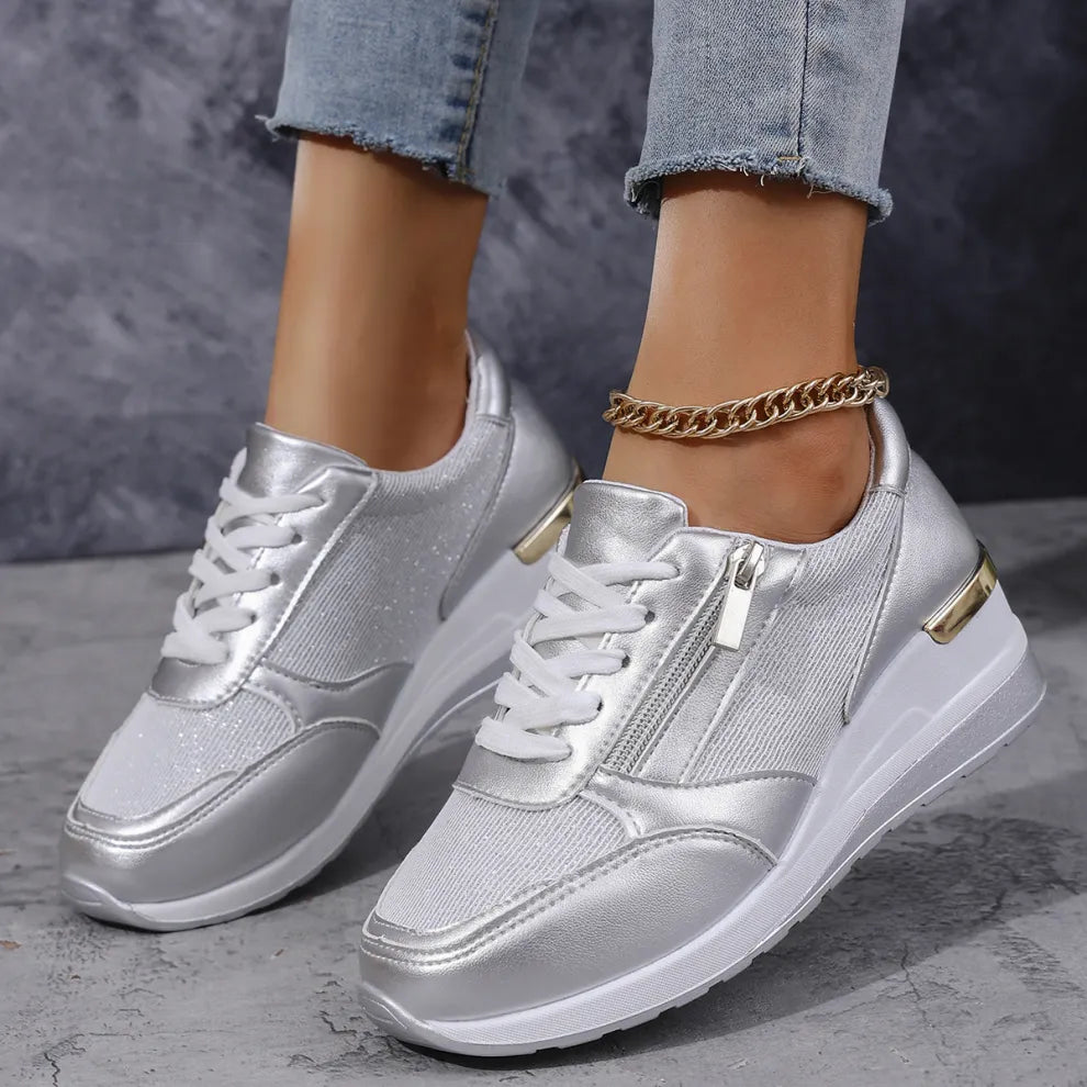 Julia | Baskets orthopédiques à lacets et fermeture latérale