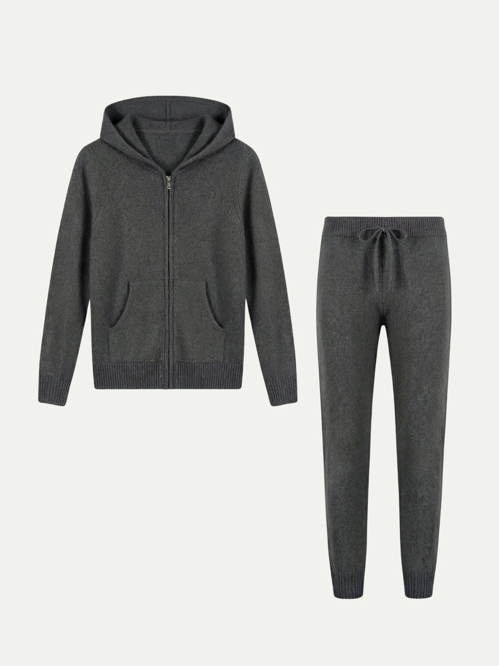 Ensemble Signature gris foncé à capuche