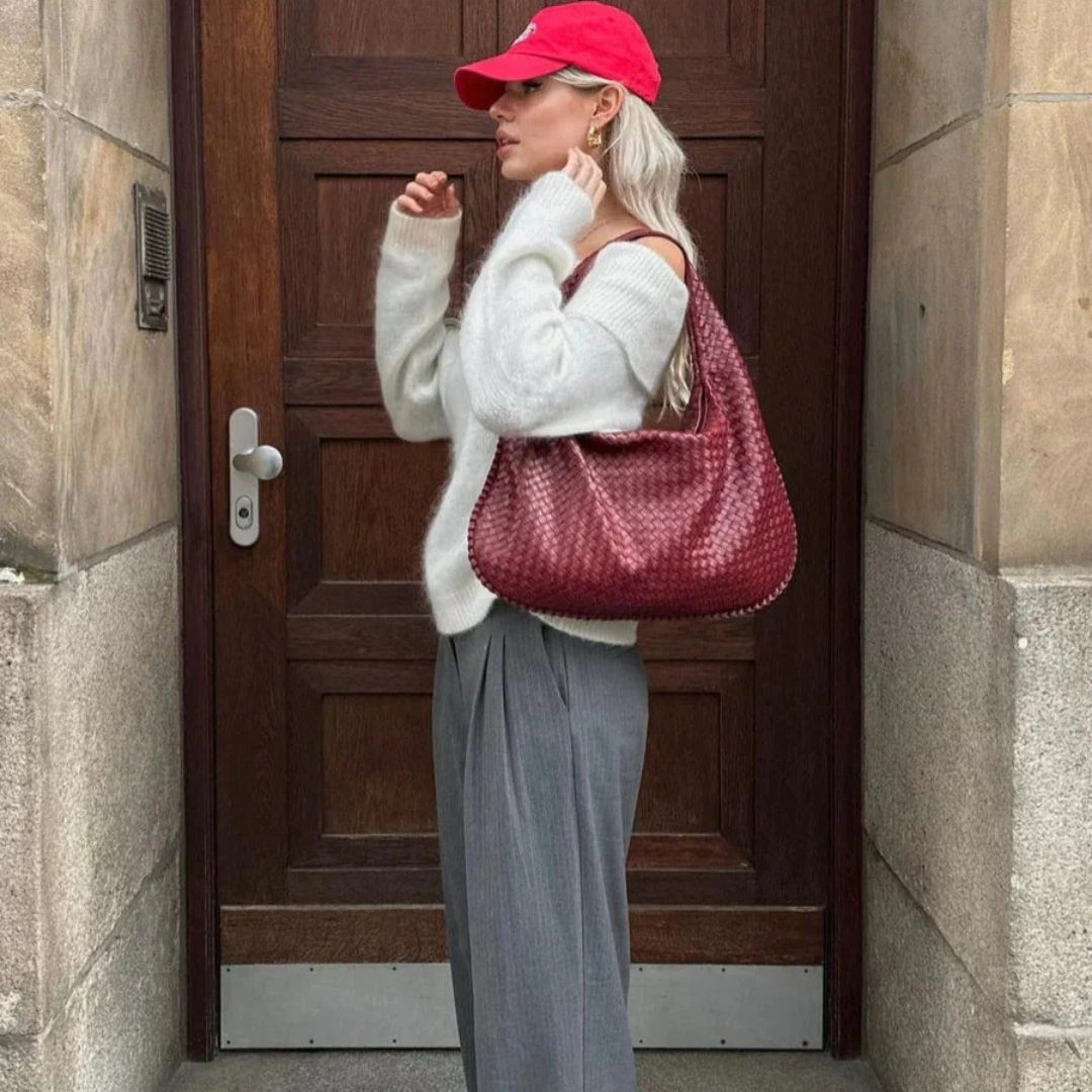 Sac hobo tressé élégant