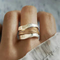 Adeline | Élégante bague bicolore