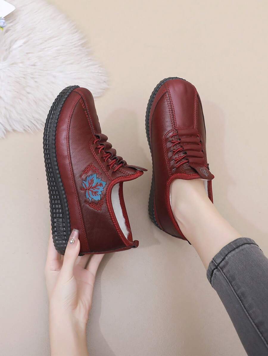 Carla | Bottes en cuir fourrées laine