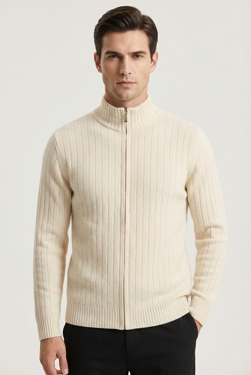 Gilet côtelé Léon beige