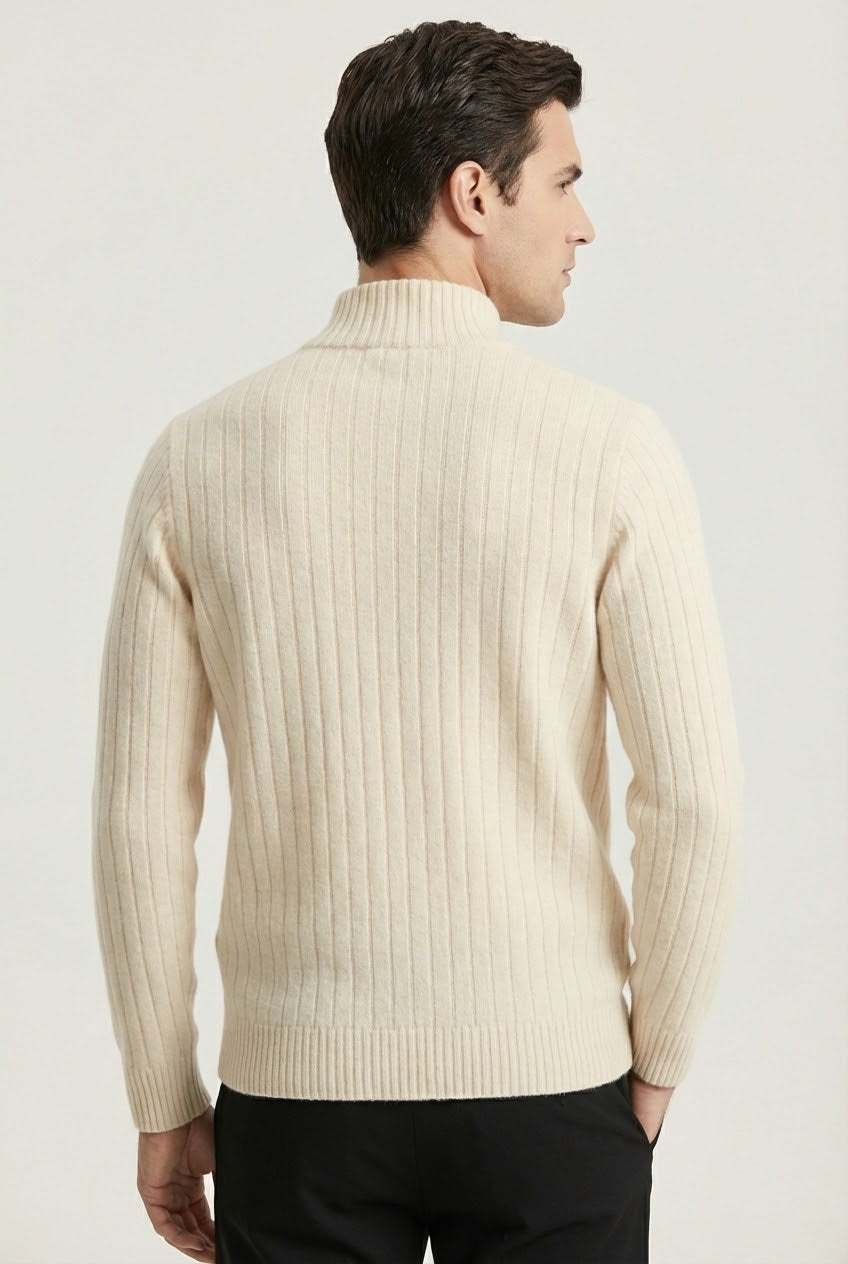 Gilet côtelé Léon beige