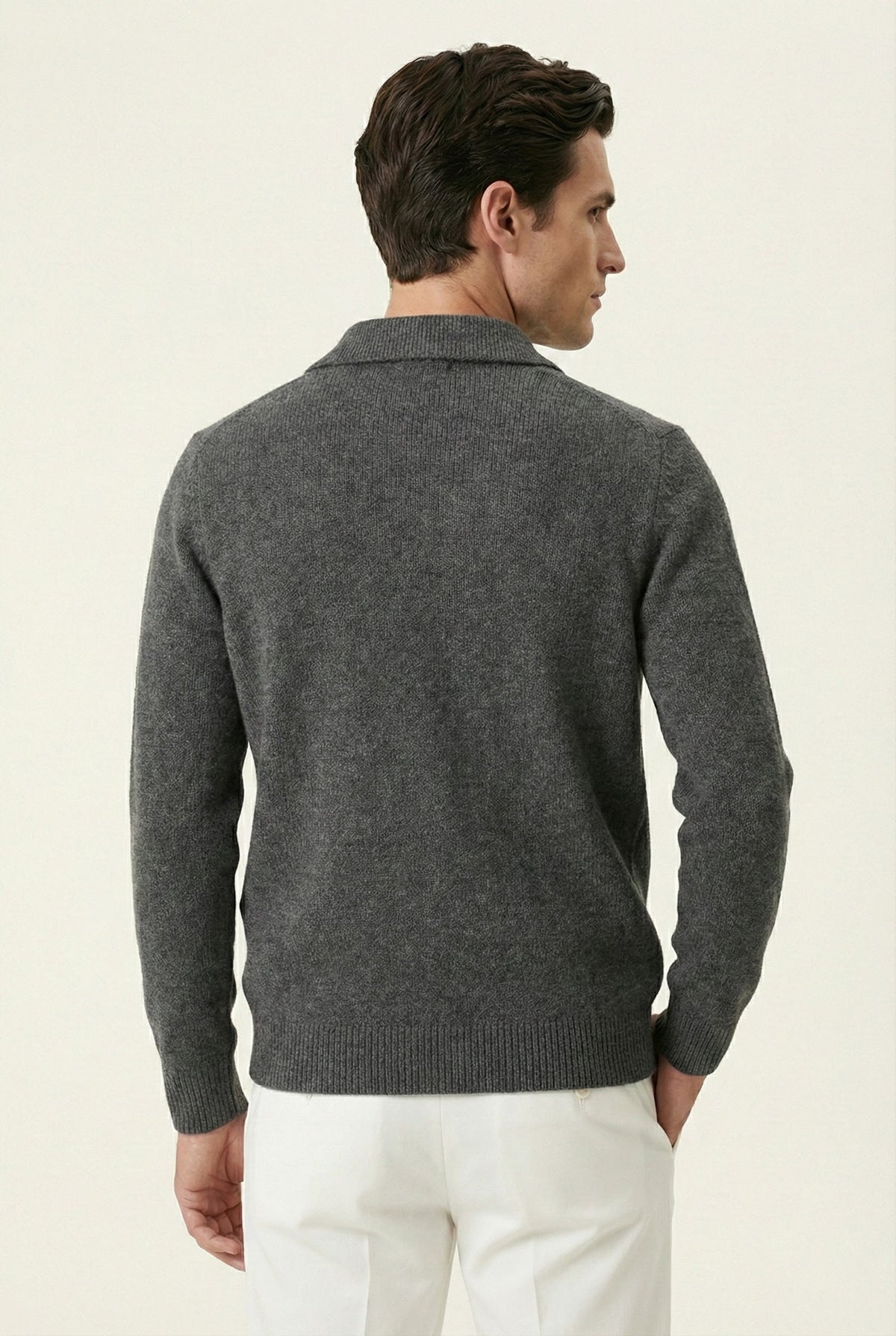 Gilet en maille Santio gris