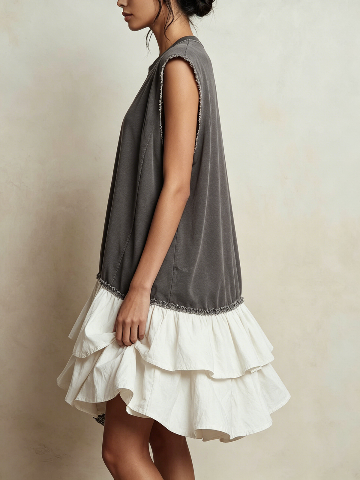 Ilaria | Robe casual color block ample, style vacances