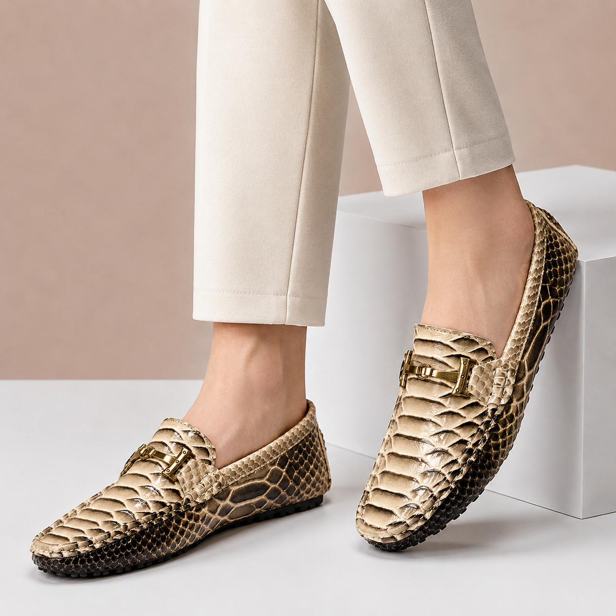 Mocassins Torina en Cuir Véritable