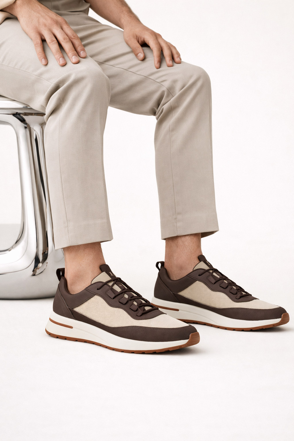 Sneaker taupe