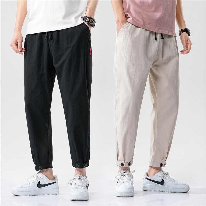 Theo – Pantalon ajusté en coton