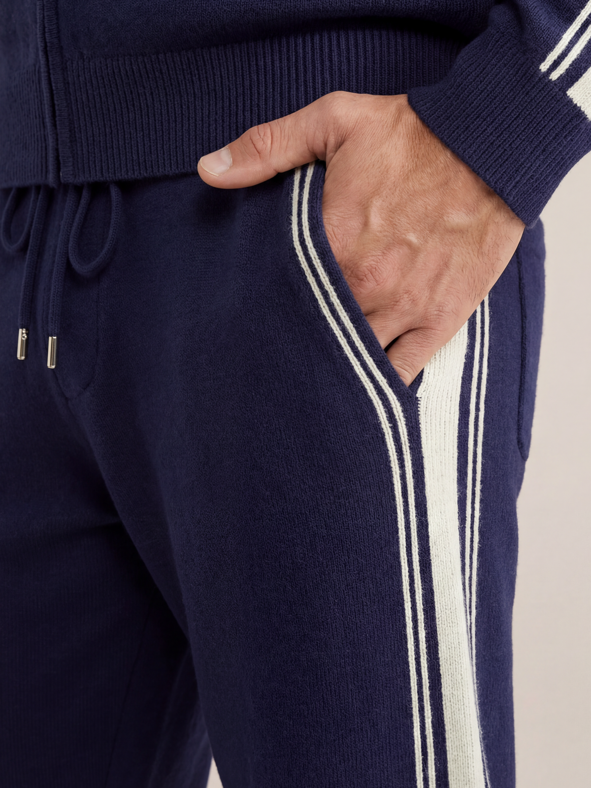 Ensemble Signature Sion bleu marine