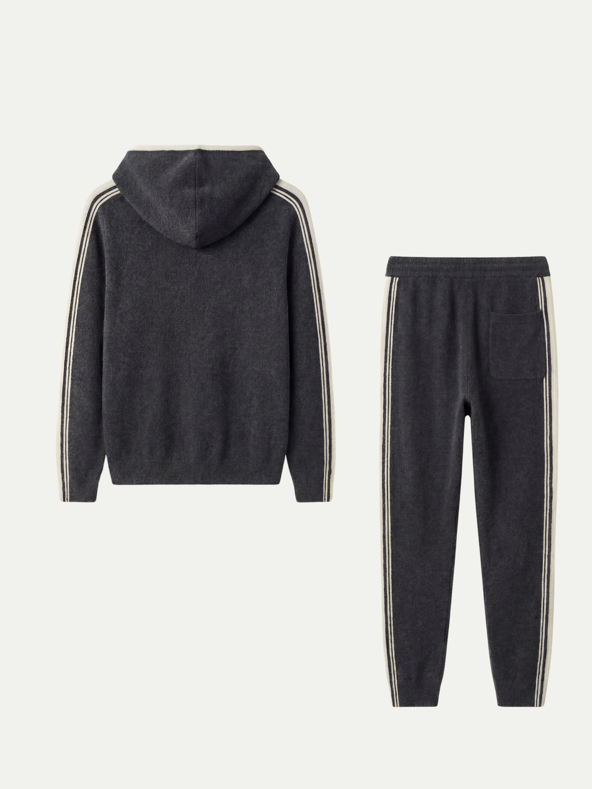 Ensemble Signature gris foncé à capuche