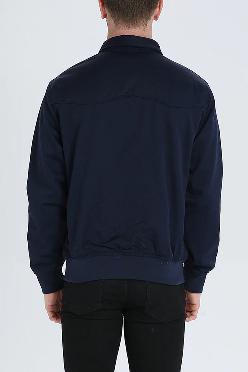 Harryson | Veste Harrington à doublure tartan