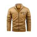 Ivan | Veste en cuir rétro doublée