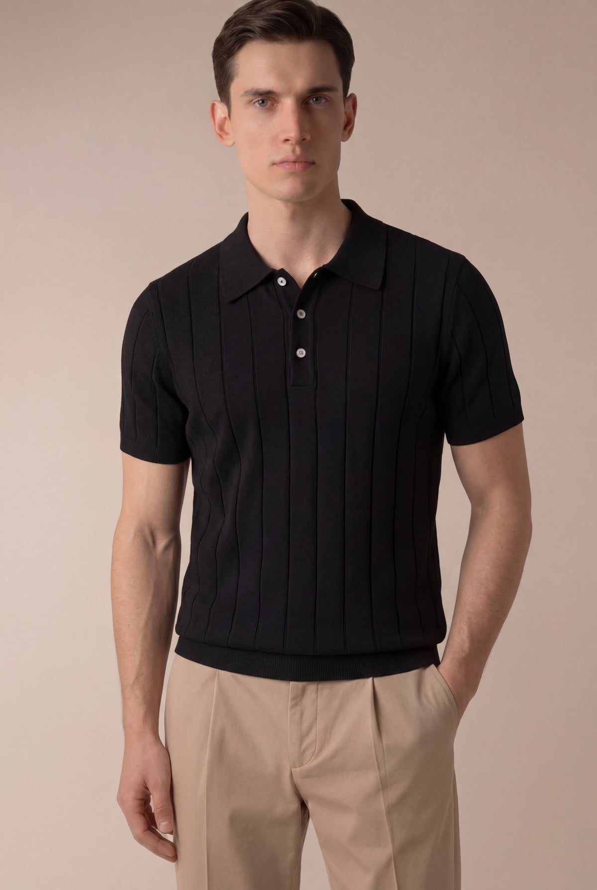 Polo Venezia noir
