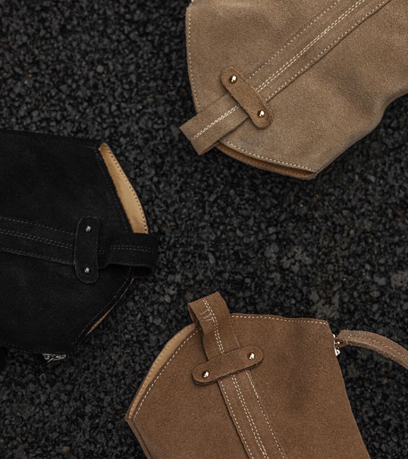 Rodeo | Bottines 100 % cuir velours et semelle en tendon de bœuf