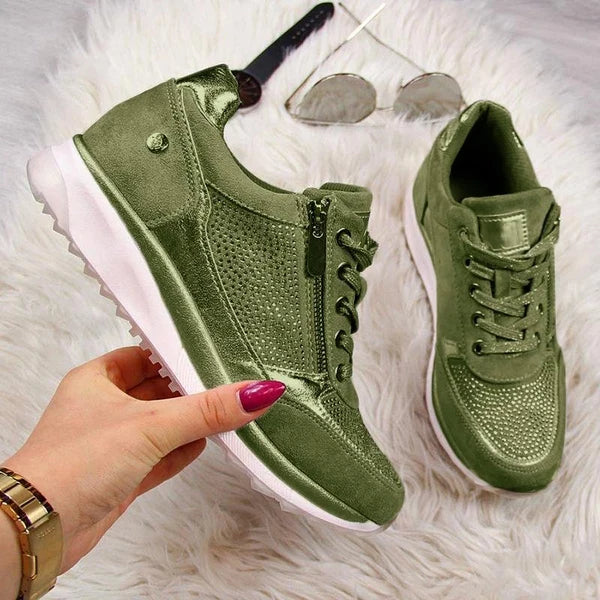 Martina – Chaussures confort à fermeture zippée