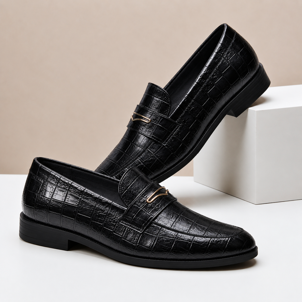 Mocassins Vincetto en Cuir Texturé