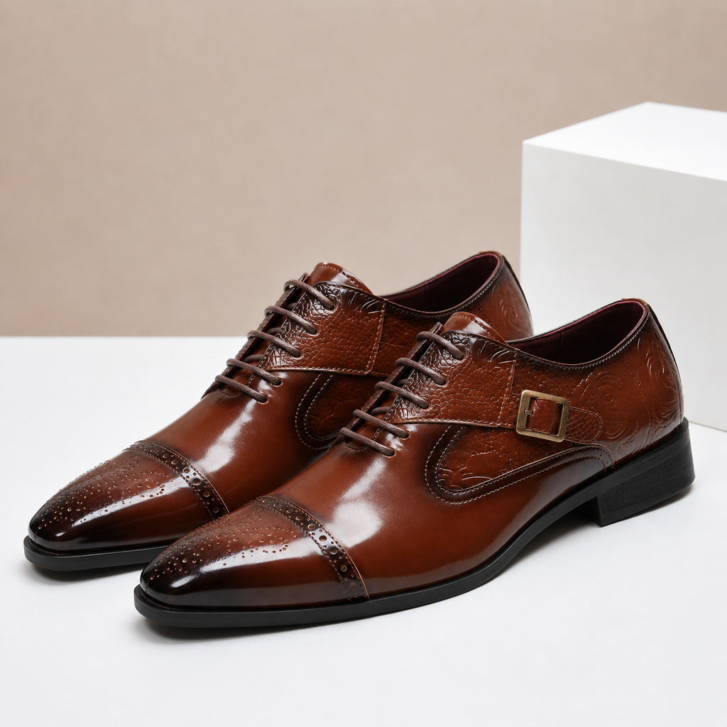 Chaussures Habillées Valerio en Cuir Véritable