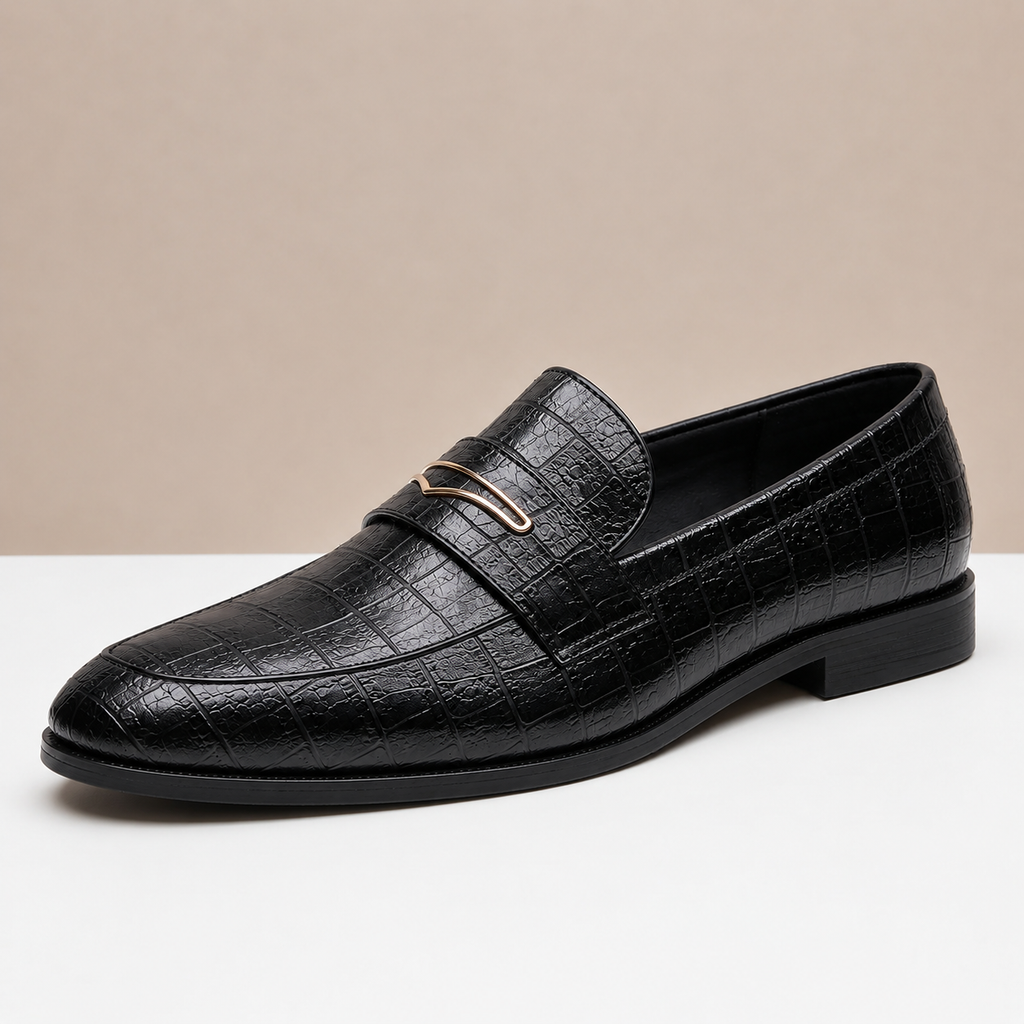 Mocassins Vincetto en Cuir Texturé