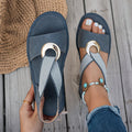 ALMARA™ ┃ Sandales à boucle métallique