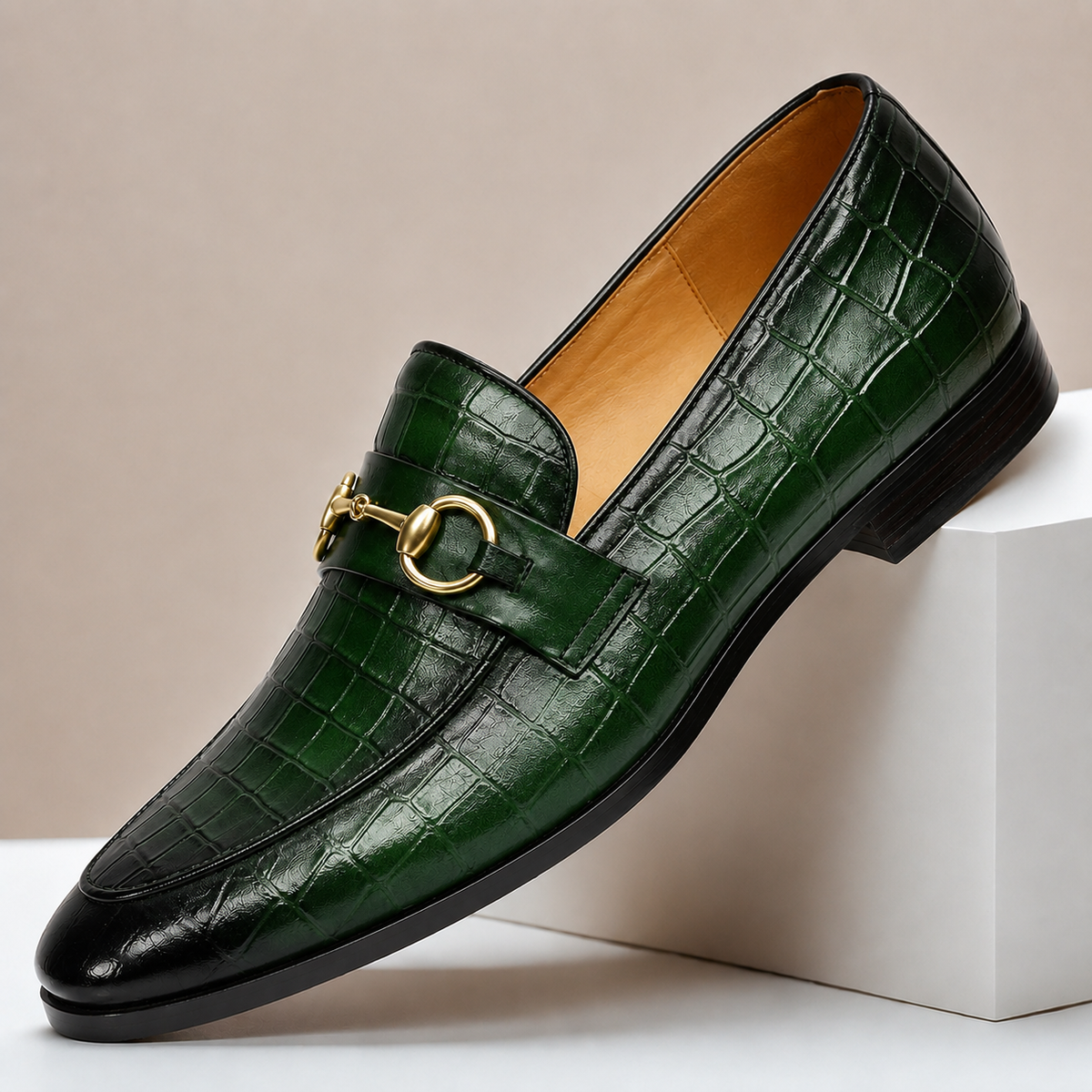 Mocassins Gaspari en Cuir Embossé