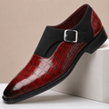 Chaussures Monk Strap Valerico en Cuir Véritable