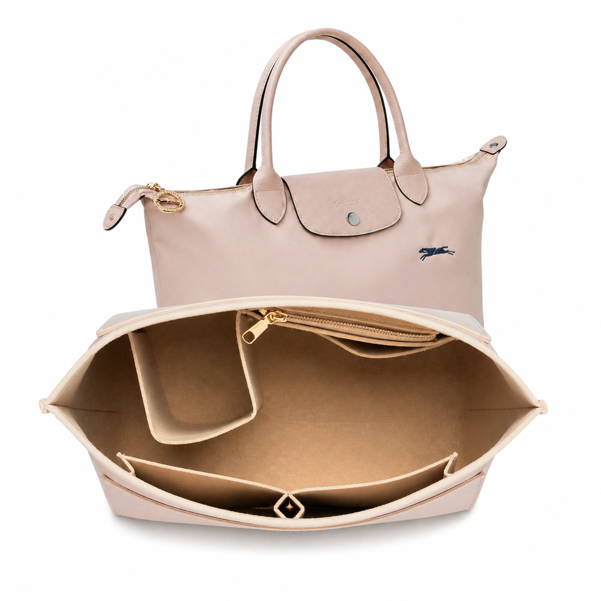 Grand sac cabas | Beige clair