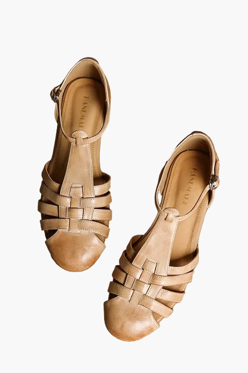 Solene | Orthopädische Leder-Ballerinas