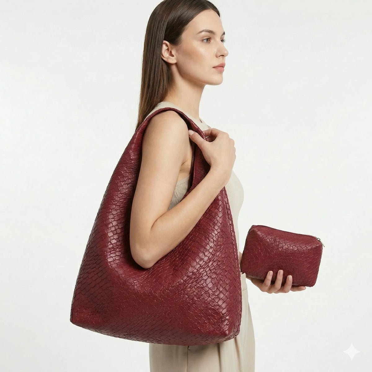 Sac et portefeuille en cuir - Noelle