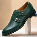 Chaussures Double Monk Varelli en Cuir