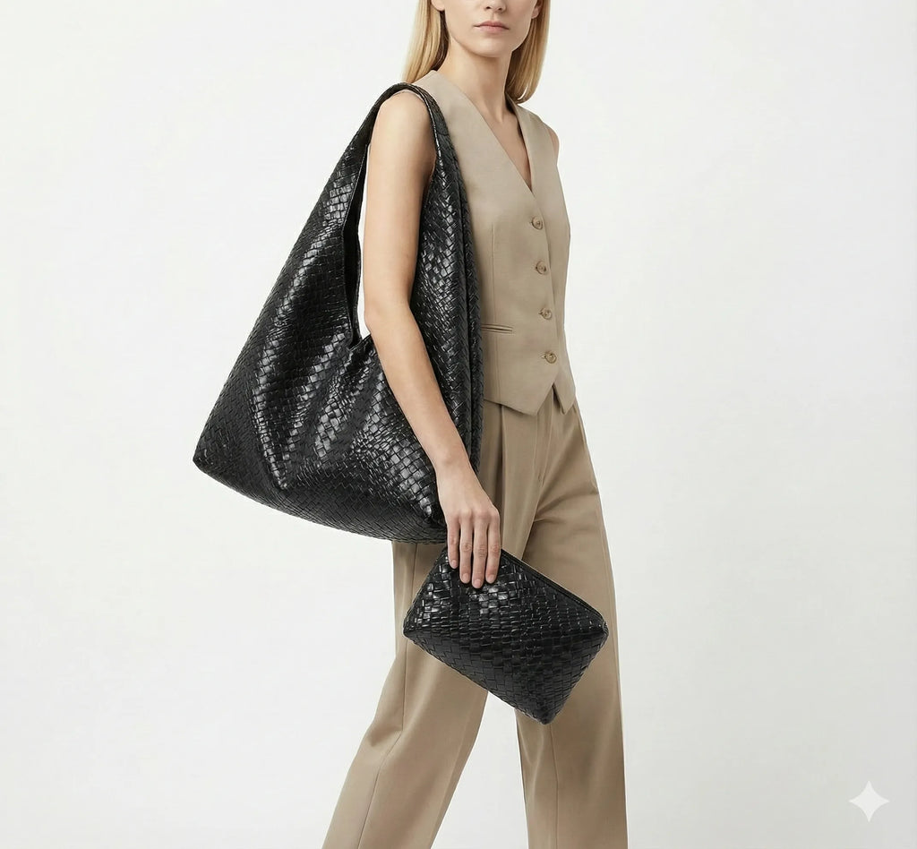 Sac et portefeuille en cuir - Noelle