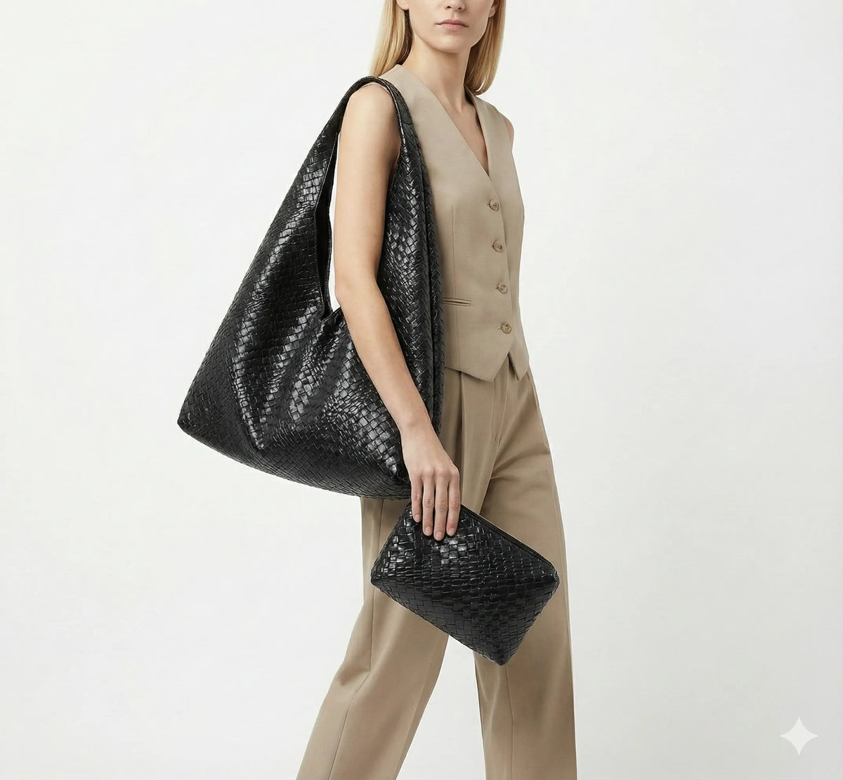 Sac et portefeuille en cuir - Noelle