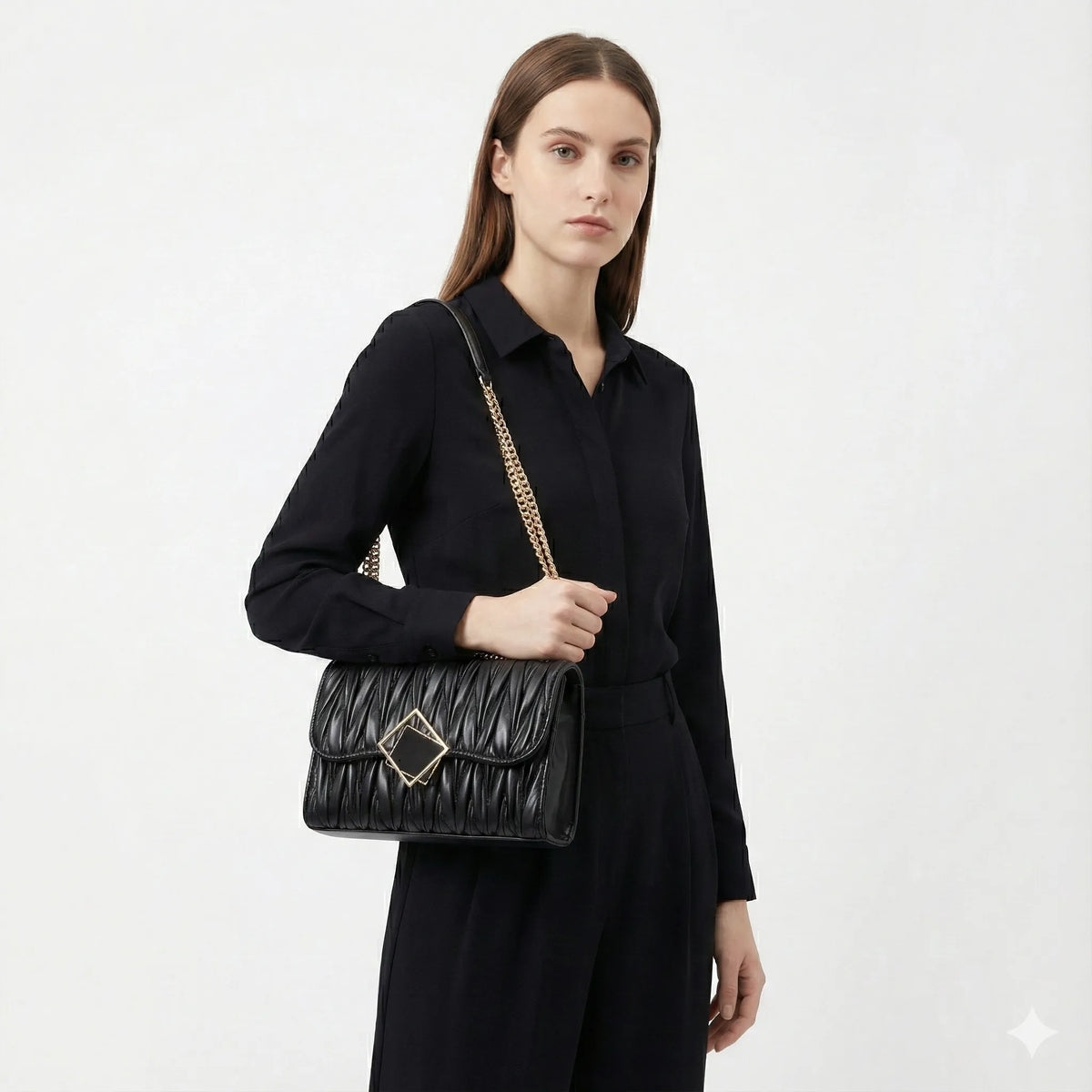 Sac compact en cuir - Vienza