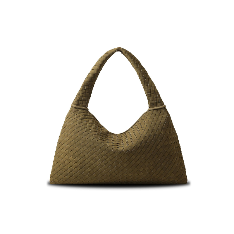 Grand sac en suède tressé Tory