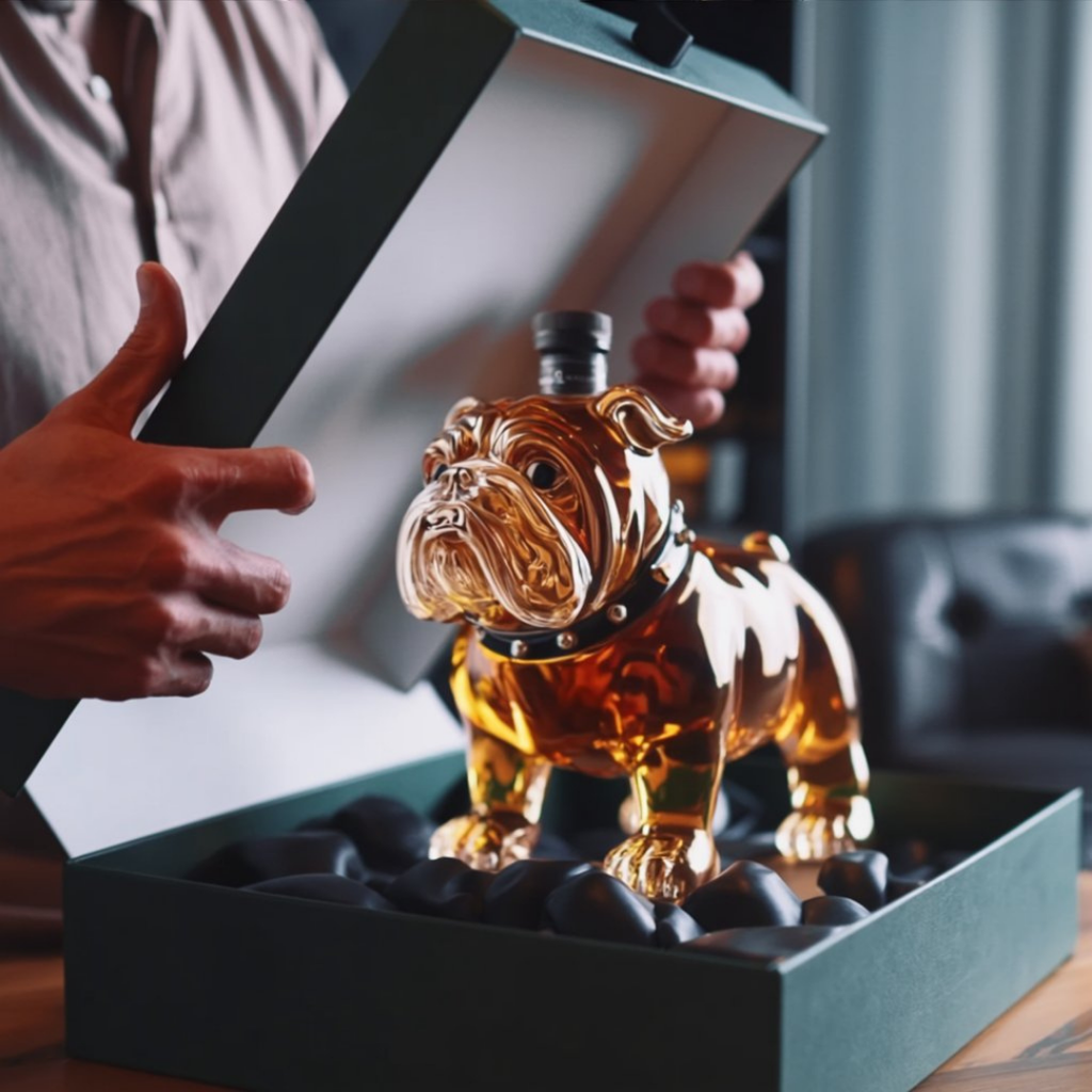 Carafe à whisky - Édition Bouledogue
