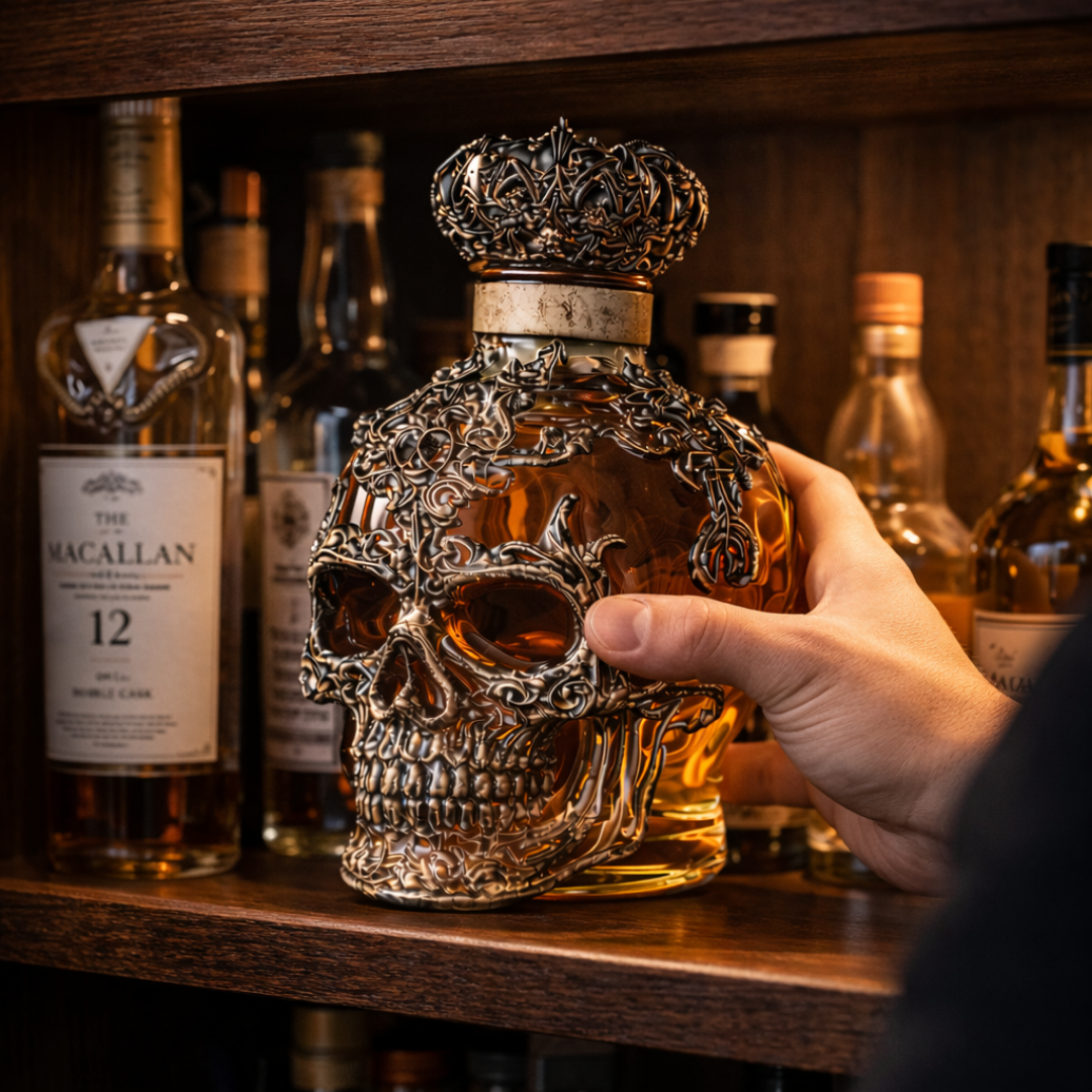 Carafe à whisky - Édition Tête de Mort