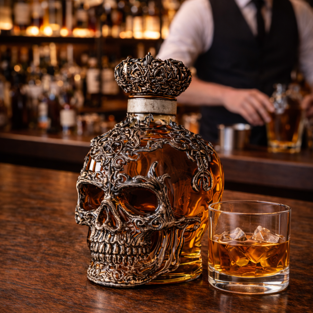 Carafe à whisky - Édition Tête de Mort