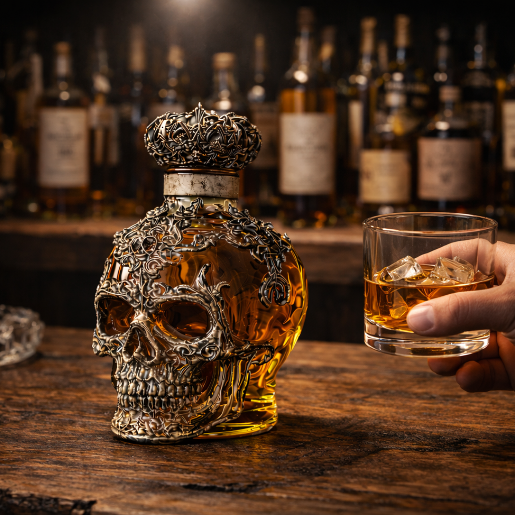 Carafe à whisky - Édition Tête de Mort