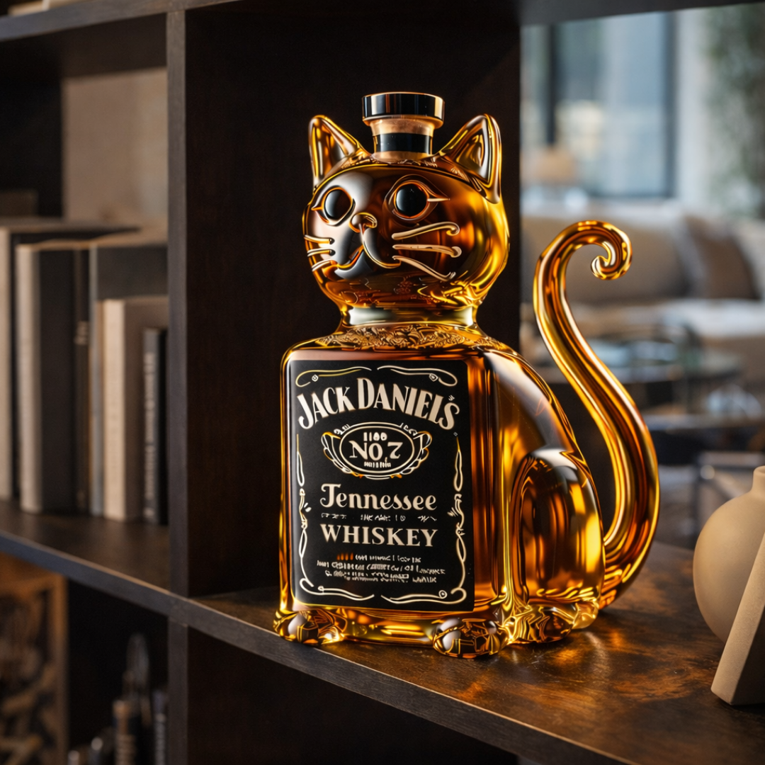 Carafe à whisky - Édition Féline