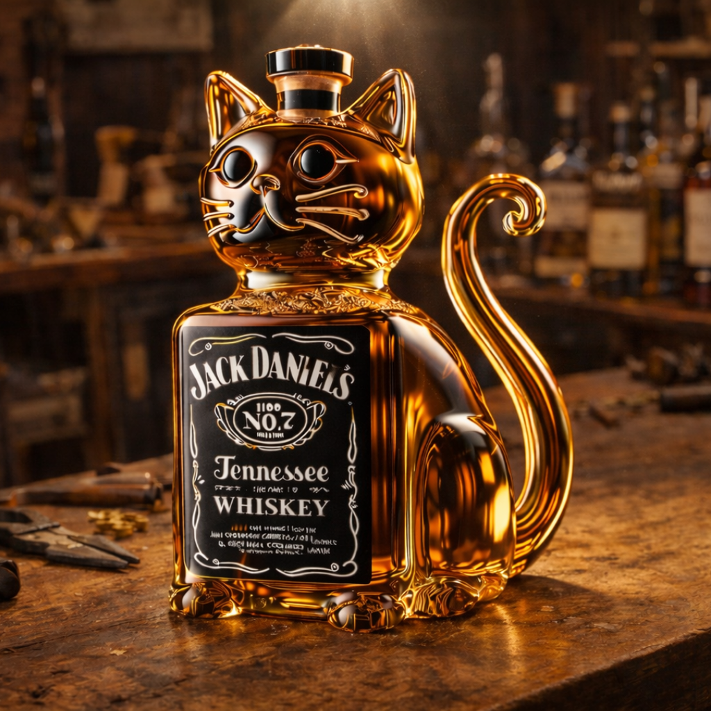 Carafe à whisky - Édition Féline