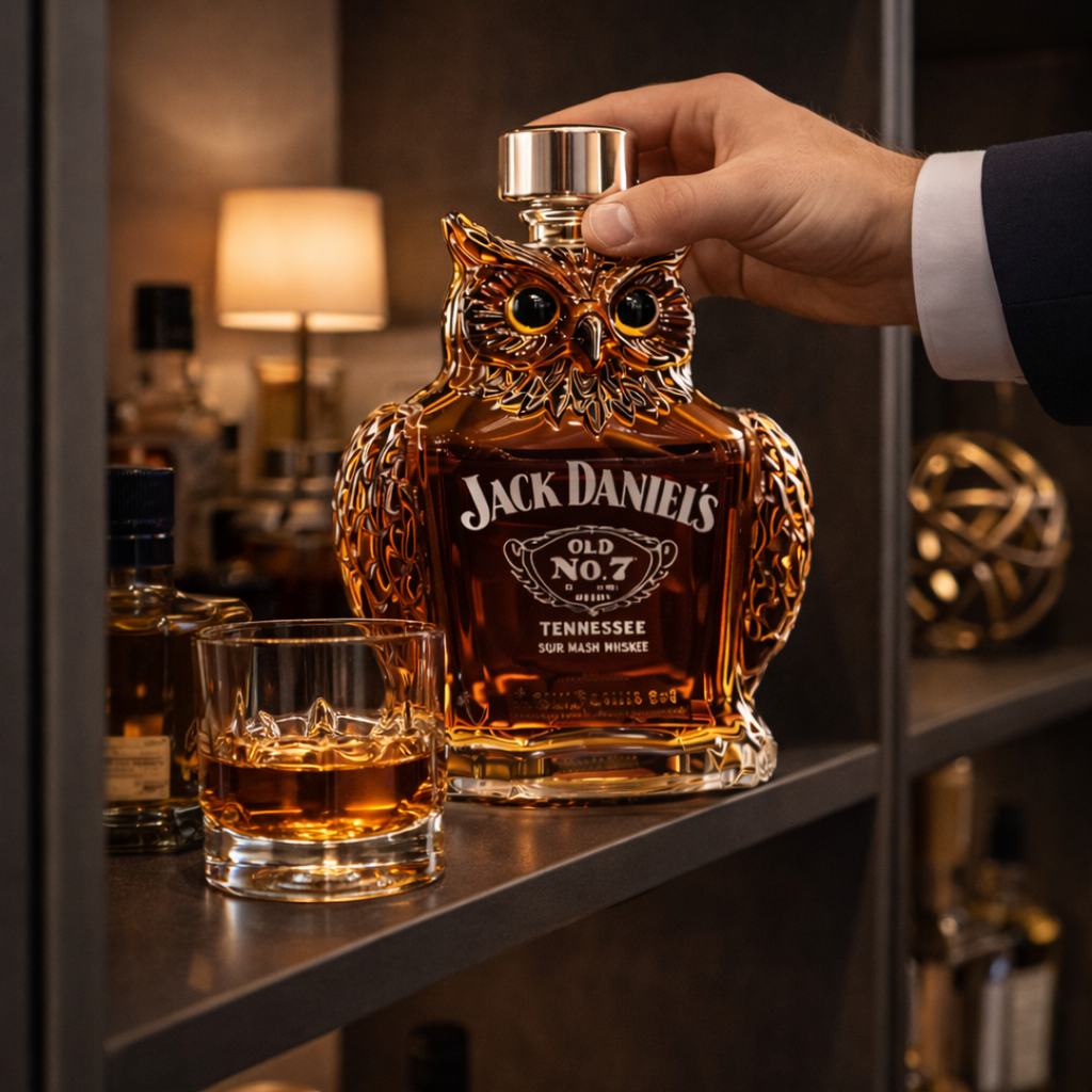Carafe à whisky - Édition Chouette