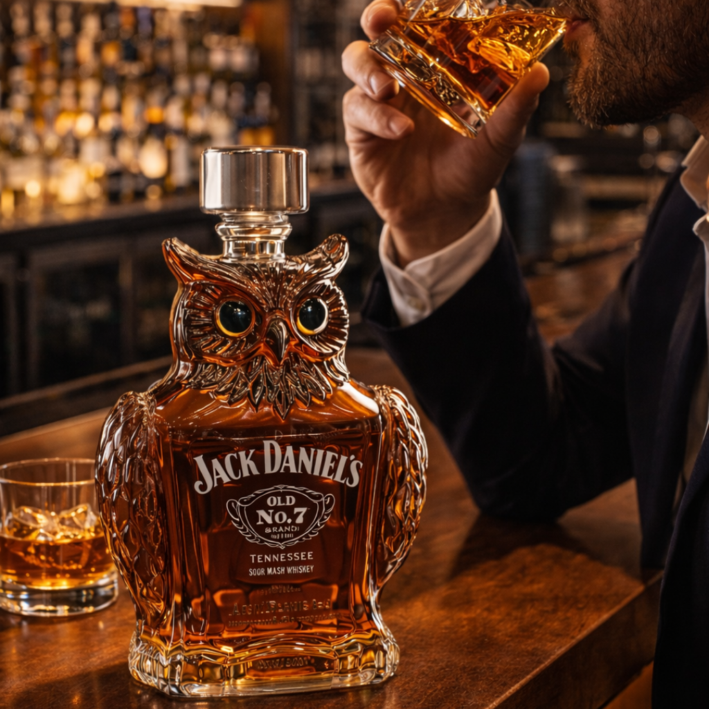 Carafe à whisky - Édition Chouette