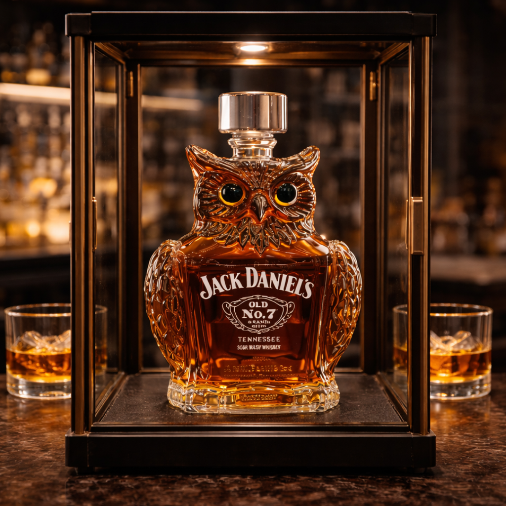 Carafe à whisky - Édition Chouette