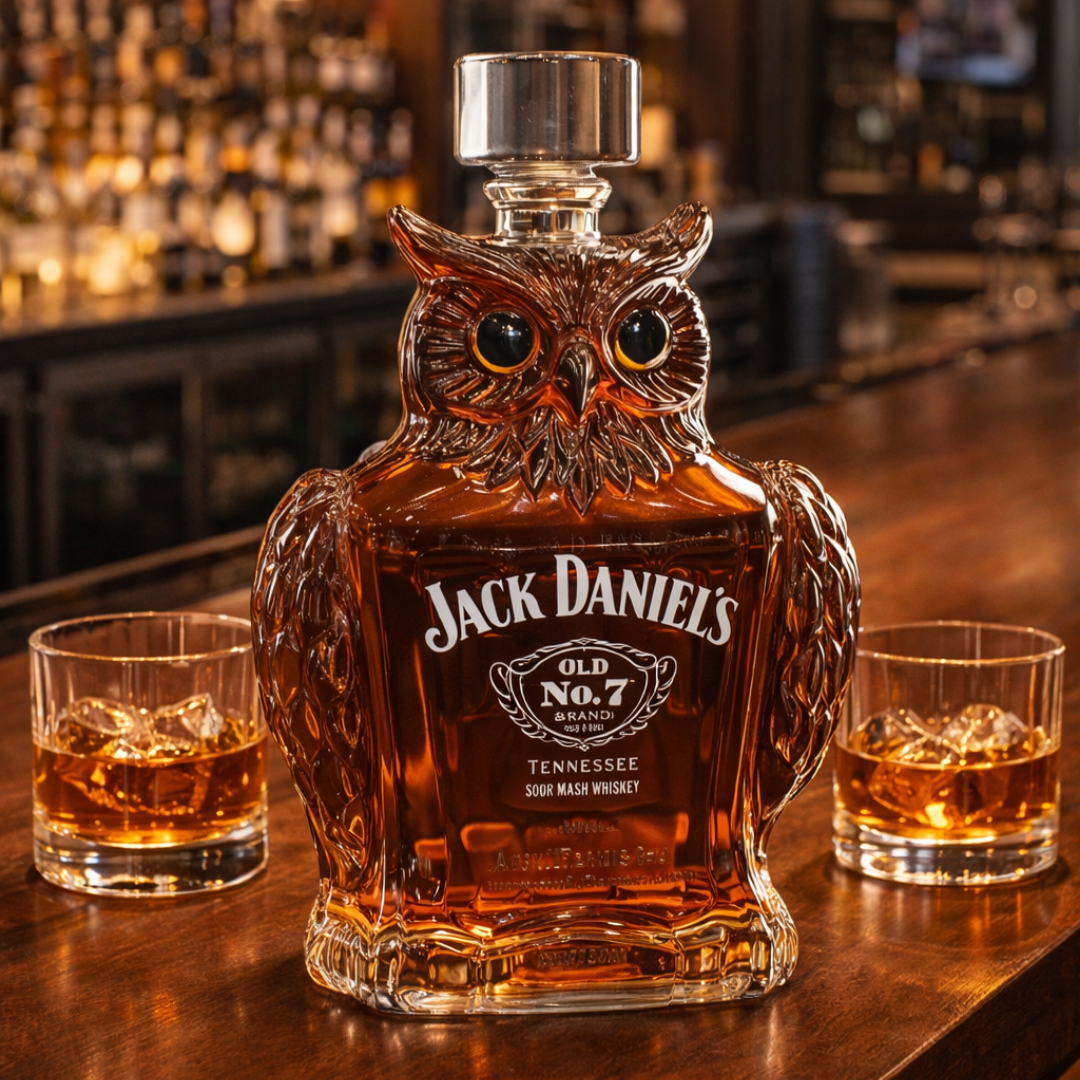 Carafe à whisky - Édition Chouette