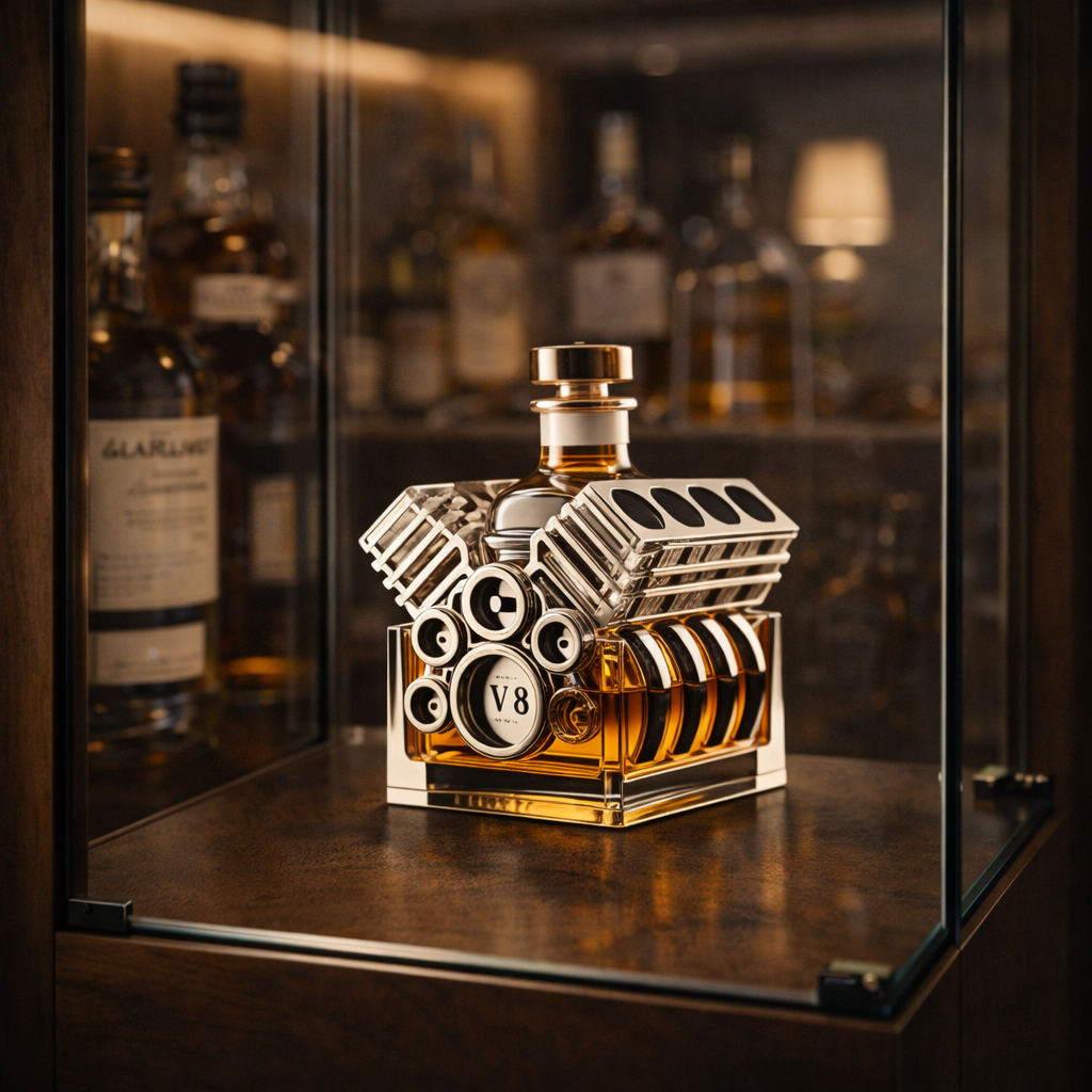 Carafe à whisky - Édition Moteur V8
