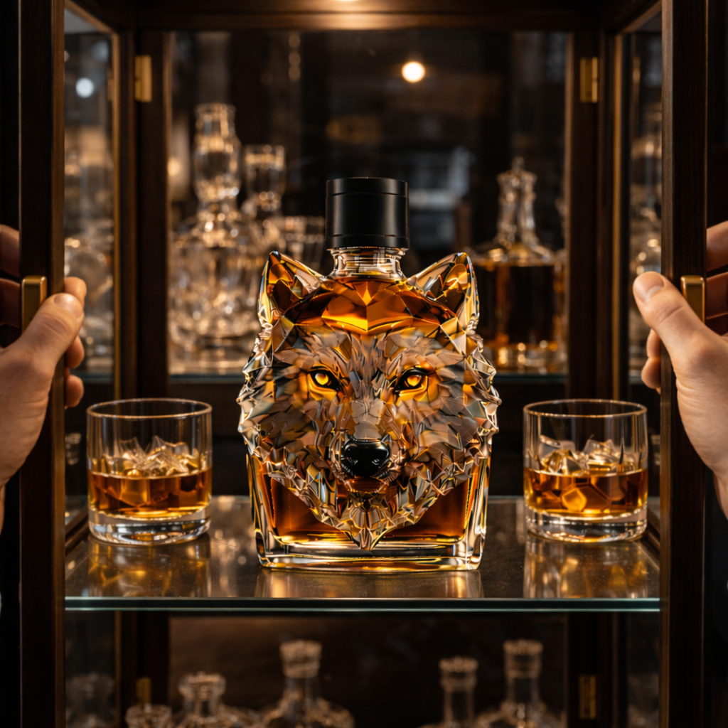 Carafe à whisky - Édition Loup