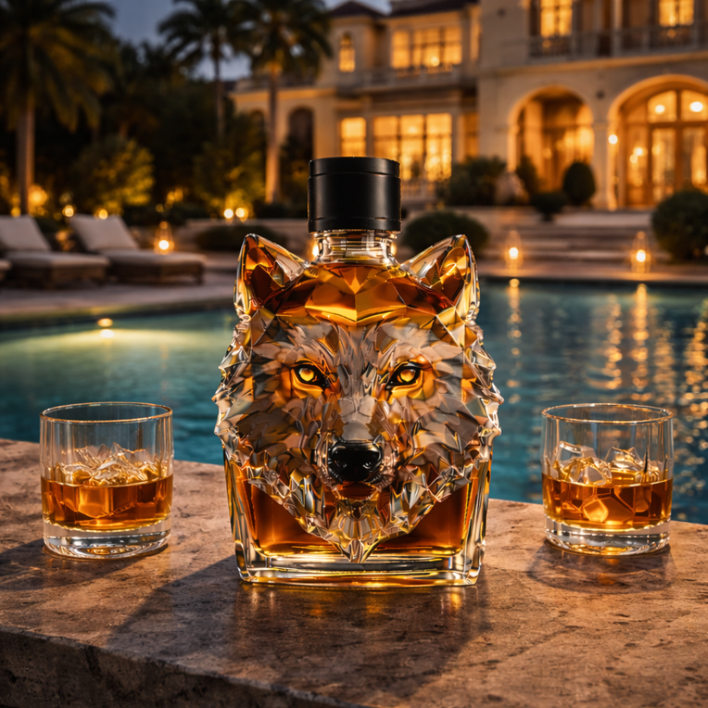 Carafe à whisky - Édition Loup