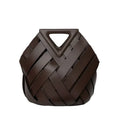 Sac tressé au design structuré