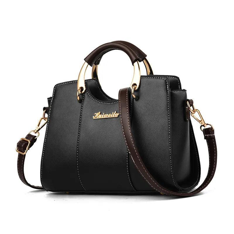 Sac bandoulière luxueux pour femme en cuir - Atena