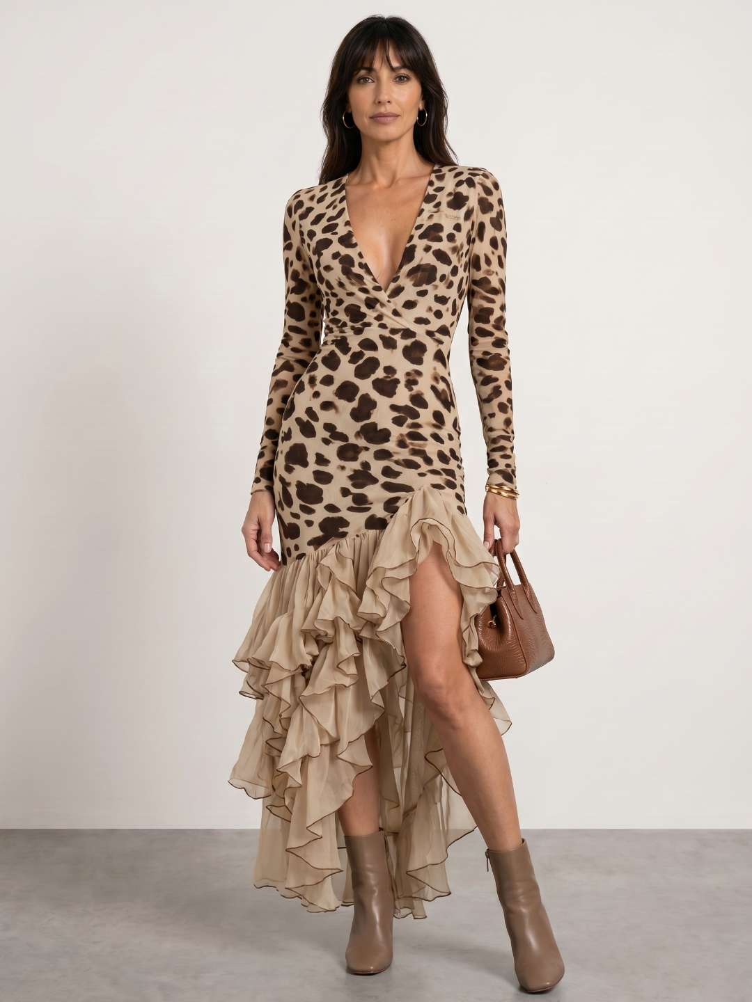 Robe à imprimé animalier